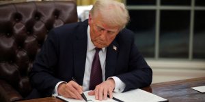 President Donald Trump signs bill to officially reopen the government, ending the Democrat Shutdown